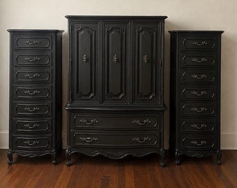 Thomasville armoire and 2 tall dressers (Local pickup in Long Beach, CA)