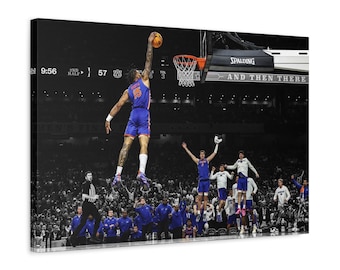 Final Four photo d'Alijah Martin Dunk, poster du tournoi prêt à accrocher sur toile Florida Championship Dunk 2025 Auburn Dunk, ligne de lancers francs