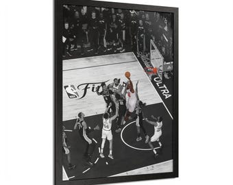 OG Anunoby Game 4 Tip-In Finals 2026 Framed Photo – Knicks Wall Art – New York Basketball Fan Gift wall art merch Fathers Day Gift