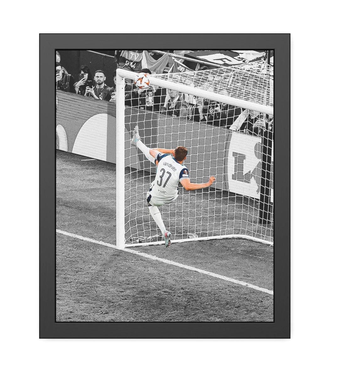 Micky Van De Ven Goalline Clearance Framed Photo Ready to Hang ...