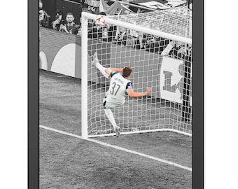 Micky van de Ven GoalLine Clearance Framed photo ready to hang celebration photo Spurs wall decor soccer bar art gift Europa League final
