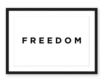 Charlie Kirk FREEDOM Framed photo ready to hang in memory gift office decor black wood frame photo patriotic