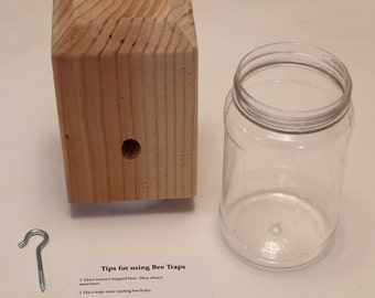 Wood Hanging Carpenter Bee Trap