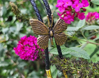 Brass Butterfly Bolo main image 1