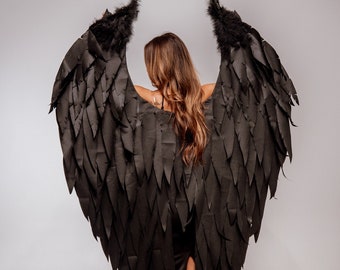 Maleficent cosplay wings cosplay costume dark angel wings wings for party and carniva adult hallowen costume