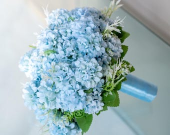 ホワイト・ブルー　結婚式　ブライダル　アーティシャルフラワー　ブーケ ホワイト・ブルー 結婚式 ブライダル アーティシャルフラワー