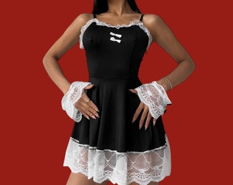 Costume de femme de chambre tenues de femme de chambre Costume de femme de chambre française lingerie de femme de chambre tenue de femme de chambre cosplay tenue de femme de chambre lingerie de chambre noire robe super hot lingerie
