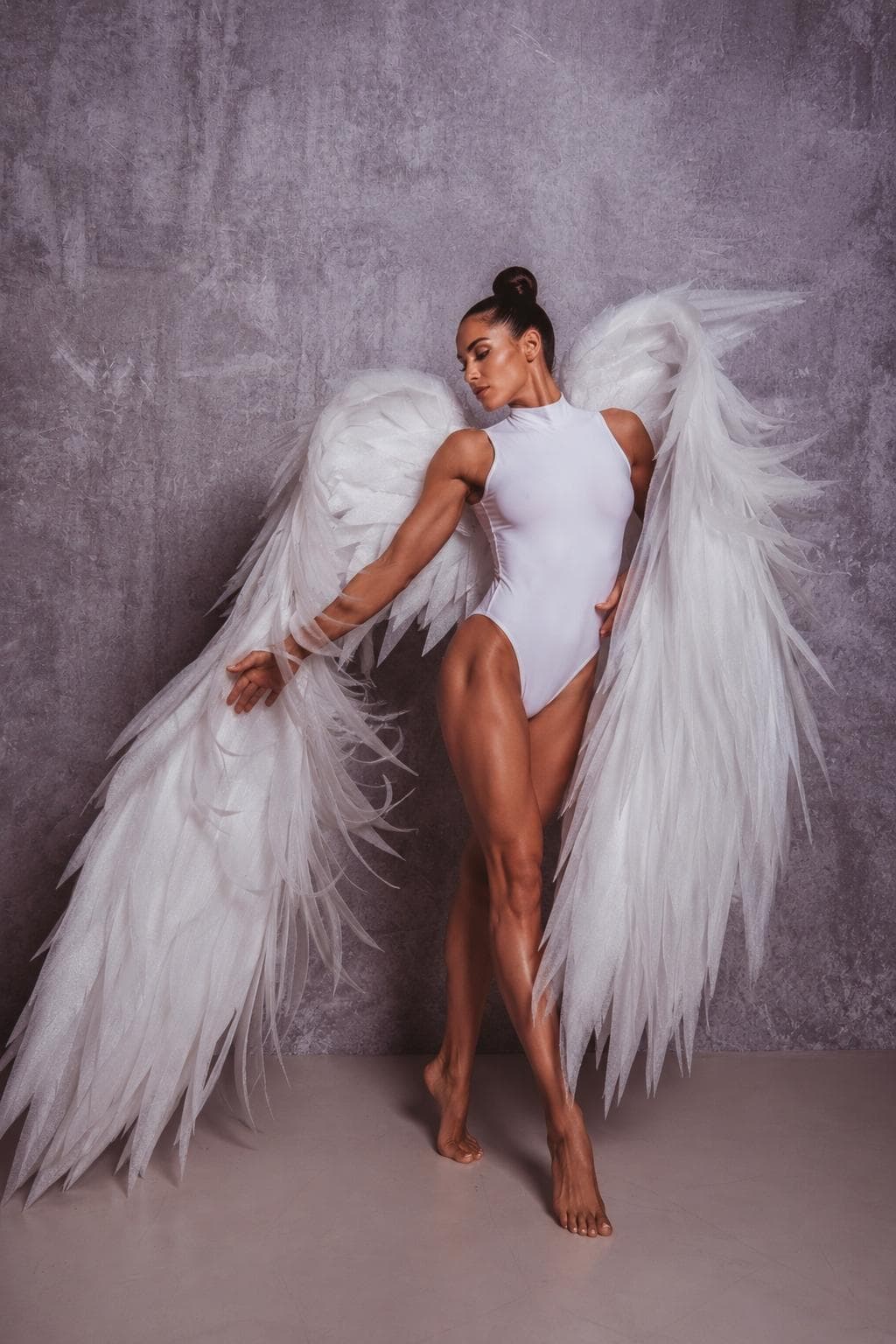 Lot De 2 Bandeaux Ailes D'ange Blancs – Accessoire Photo Pour Nouveau-né, Plume, Baptême Ou Séance Souvenir