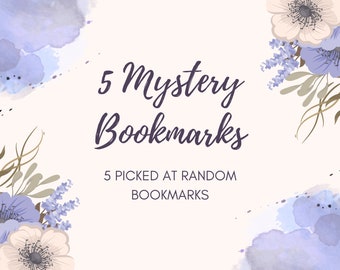 5 Mystery Bookmarks