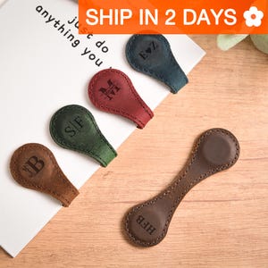 Personalized Leather Bookmark, Custom Leather Magnet Bookmarks,Leather Magnetic Bookmark,Engraved Bookmark,Birthday Gifts, Book Lover Gifts