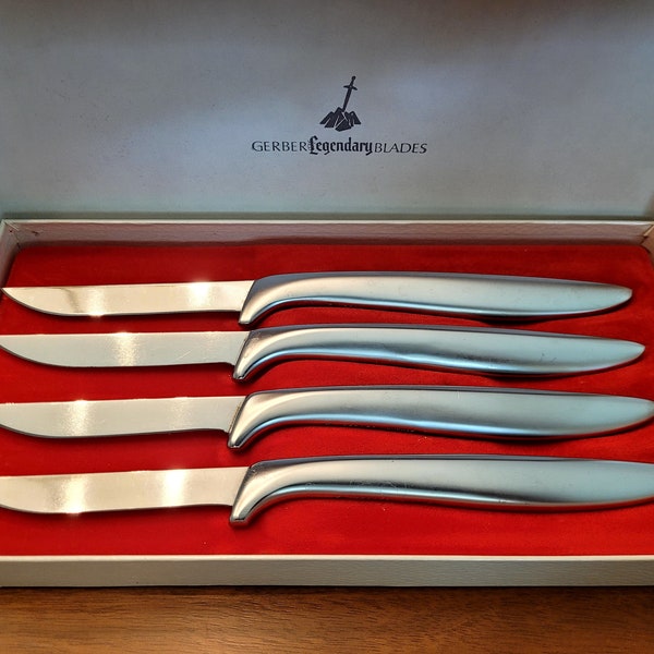 Gerber Mid Century Miming Steak Knives - Set of 4