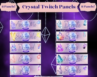 Crystal- Twitch Panels