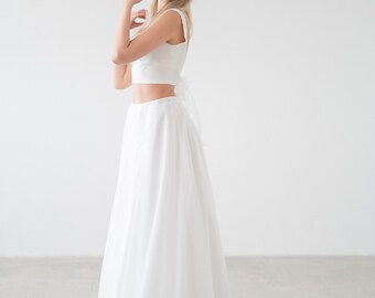 Leihani - Bridal skirt, Removable skirt, Bridal overlay,  Wedding dress skirt, RO24010