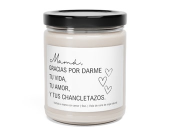 Dia De Las Madres, Vela Para Mama, Regalos Para Dia De Las Madres, Regalo Para Mama, Feliz Cupleanos, Vela de Soja, Regalo de Creampleanos