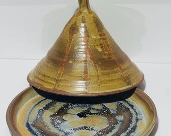 Servierplatte mit Glocken Deckel
