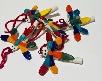 Libelle Pfeifen Ornament - Keramik