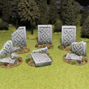 Dwarf Dolmens 1, Fantasy Skirmish Miniatures by MoM Miniatures, perfect for Fantasy Wargames and RPGs