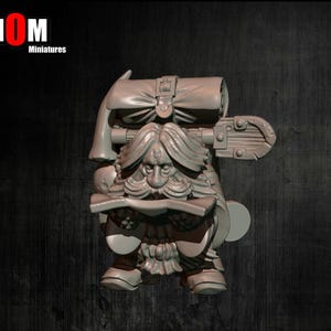 Dwarven Adventurer, Fantasy Skirmish Miniatures by MoM Miniatures, perfect for Fantasy Wargames and RPGs