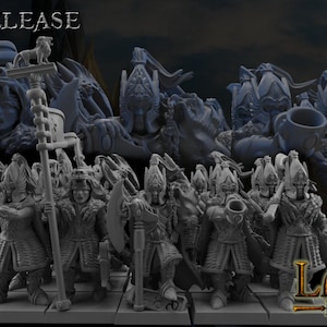 Elven Royal Guard, Modular High Elven miniatures by Landor Miniatures! High Elves for Fantasy Wargames