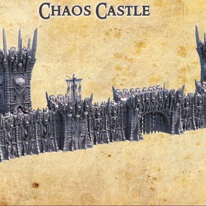 Chaos Castle - Tabletop Terrain - 28 MM, Tabletop 3D Printed Terrain by MiniatureLand, Perfect for Wargaming and RPGs