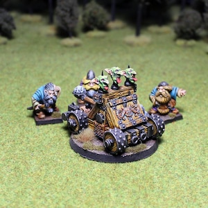 Dwarf Catapult, Fantasy Skirmish Miniatures by MoM Miniatures, perfect for Fantasy Wargames and RPGs