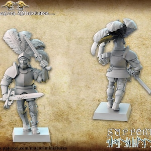 Empire Hero, Fantasy Skirmish Miniatures by Magori Miniatures, perfect for Fantasy Wargames and RPGs