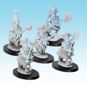 Infernal Dwarf Centaurs, Fantasy Skirmish Miniatures by MoM Miniatures, perfect for Fantasy Wargames and RPGs