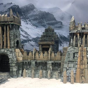 UnderDark Walls by GameScape3D - 3D Printed Tabletop Terrain, Perfect for Wargames, Board Games, Role Playing Games