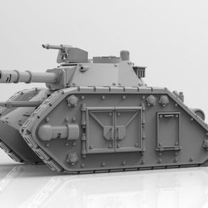 Lunar Auxilia Brigand Tank , Modular Sci-Fi Vehicle by ThatEvilOne, Sci-fi Wargames Proxy, Imperial heretic Auxillia Super Heavy Tank
