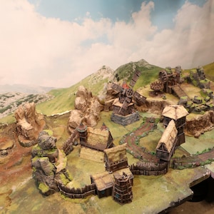 Haunt Wood Mine by GameScape3D - 3D Printed Tabletop Terrain, Perfect for Wargames, Role playing games, Tabletop games