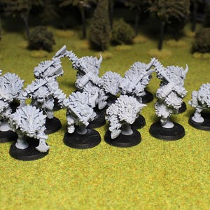 Pigmen Warriors, Fantasy Skirmish Miniatures by MoM Miniatures, perfect for Fantasy Wargames and RPGs