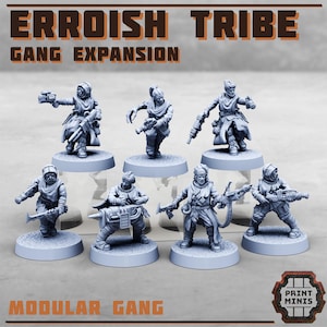 Erroish Tribe - Gang Erweiterung 2 - Sci-Fi Grimdark Mercenaries by Print Minis