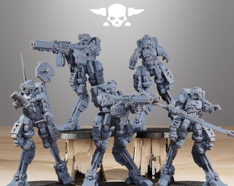Scavenger Wayfarer 2, Sci-Fi Miniatures, Techno-bots by STATIONFORGE