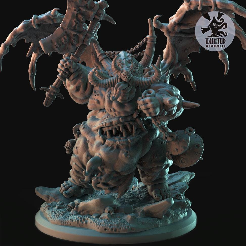 SF・ファンタジー・ホラー Converted Daemon prince of Nurgle SF