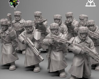 Figurines Stationforge Vanguard Marines X10 - Socratis, Division Spatiale, Neuf