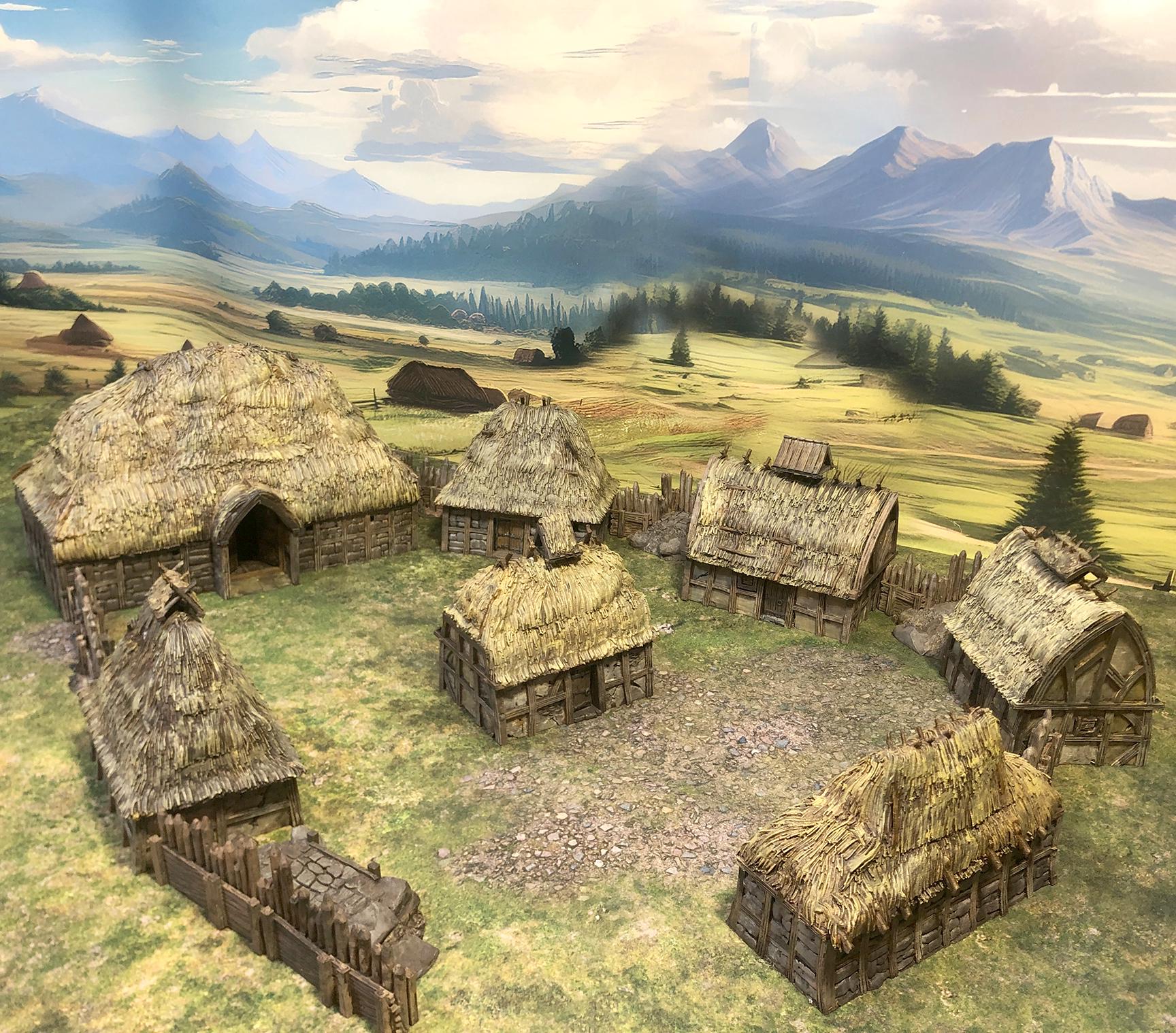 Terreno Per Wargame EnderToys - Pilastri Rotti In Plastica PLA Stampati In 3D - 6 Pezzi Per Tavolo 28mm - 4