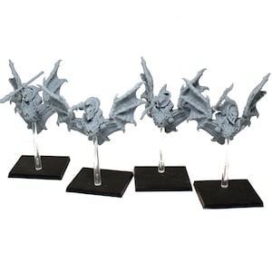 Goblins Batriders, Fantasy Skirmish Miniatures by MoM Miniatures, perfect for Fantasy Wargames and RPGs