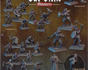 Becchini e Ghoul Warband, Gladiatori, Nobildonne senza testa, Miniature fantasy di Vae Victis, perfette per wargame fantasy e giochi di ruolo.
