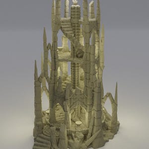 Ruined Altar - Tabletop Terrain - 28 MM, Tabletop 3D Printed Terrain by MiniatureLand, Perfect for Wargaming and RPGs