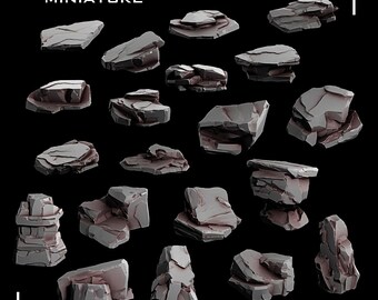 3D Printable Rocks & Stones - Basing Bits by Zabavka Workshop 3D Printable Rocks & Stones - Basing Bits by Zabavka Workshop