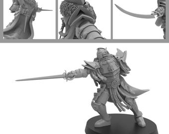 Perfect Sons Legion Master &quot;The Illuminator&quot; Combat, monopose Sci-Fi Character Model by ThatEvilOne, Sci-Fi Wargames Proxy Character