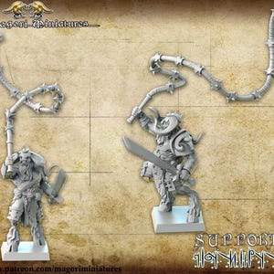 One-Eyed Goatchief, Fantasy Miniatures by Magori Miniatures, perfect for Fantasy Wargames and RPGs