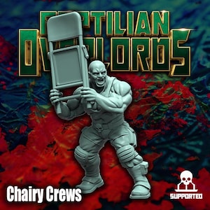Chairy Crews, Castellan Proxy, Sci-Fi Wargames Gardisten Miniaturen von Reptilian Overlads, Actionfilm Star