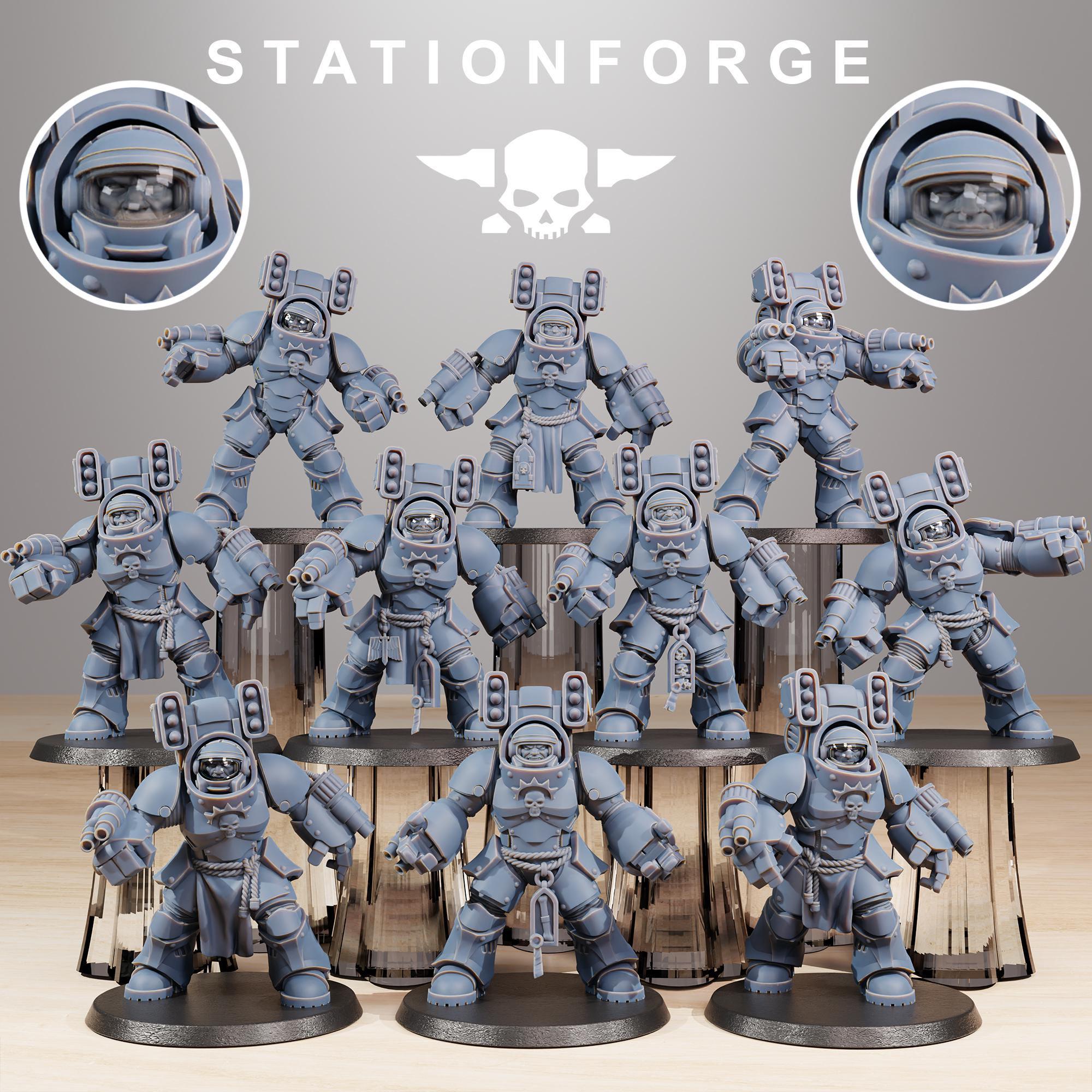 x3 Primaris aggressors Plastique Warhammer 40K | P-00FL2