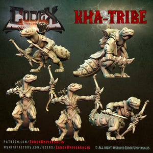 Codex Universalis によるテーブルトップ ロールプレイング ゲーム用の Geko Lizardmen、Skirmishing Lizardmen