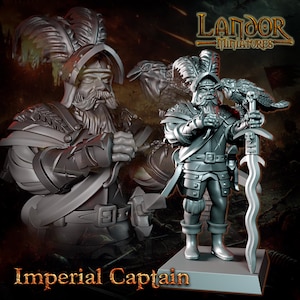 Imperial Captain, Modular Imperial miniatures by Landor Miniatures!