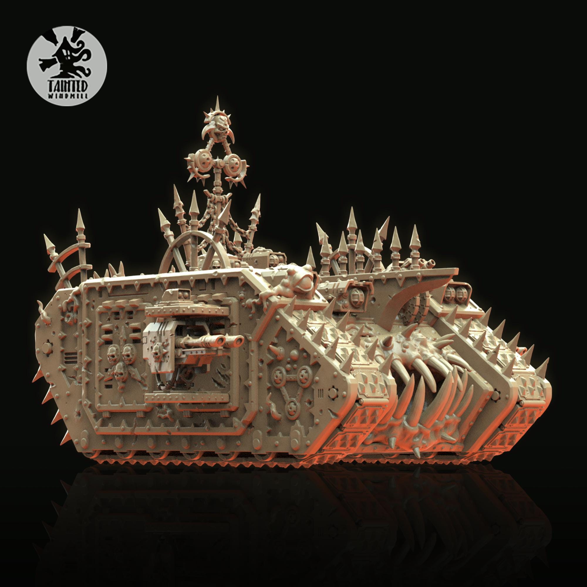 Decay Heavy Transport, Plague Space Marine Transport Vehicle Sculpted by  Tainted Windmill for Wargames Set in the Grimdark Future - Etsy