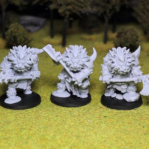 Ogre Pigs, Fantasy Skirmish Miniatures by MoM Miniatures, perfect for Fantasy Wargames and RPGs