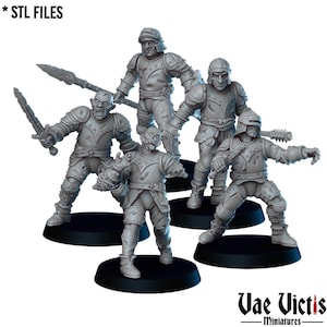 Undead Guard, Adventurers and Mercenaries by Vae Victis, perfect for Fantasy Wargames and Tabletop RPGs