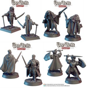 Nobles and the Distinguished, Adventurers, Civilians and Mercenaries by Vae Victis, perfect for Fantasy Wargames and Tabletop RPGs